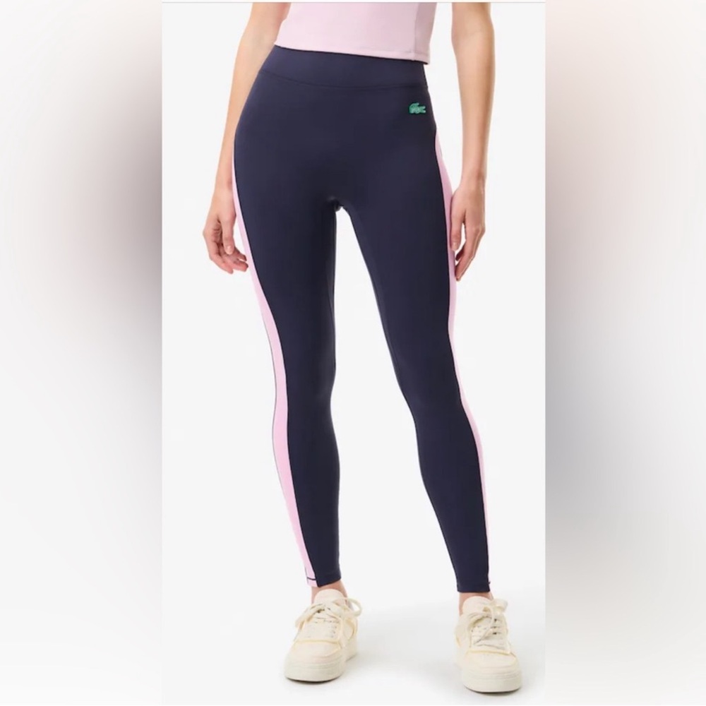 Lacoste x Bandier - All Motion High Waisted Colorblock Leggings
